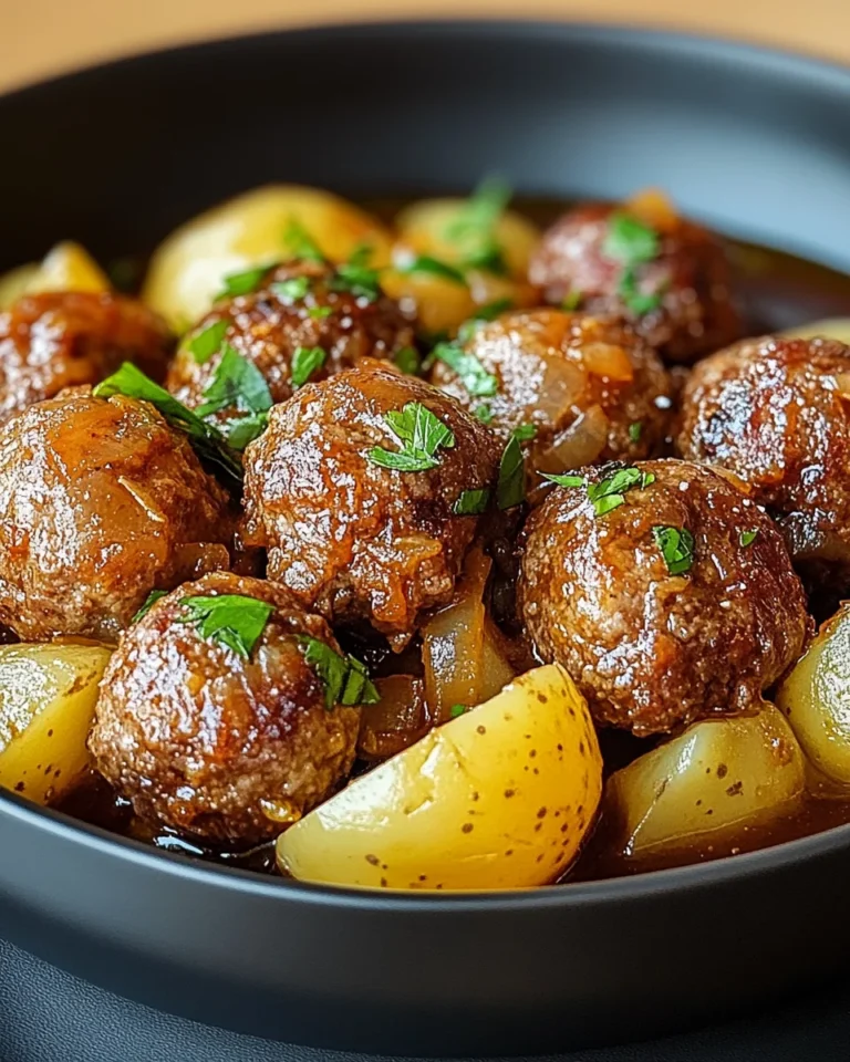 Meatballs and Potatoes