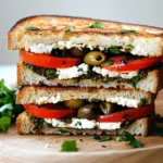 Olive Tapenade & Goat Cheese Sandwich