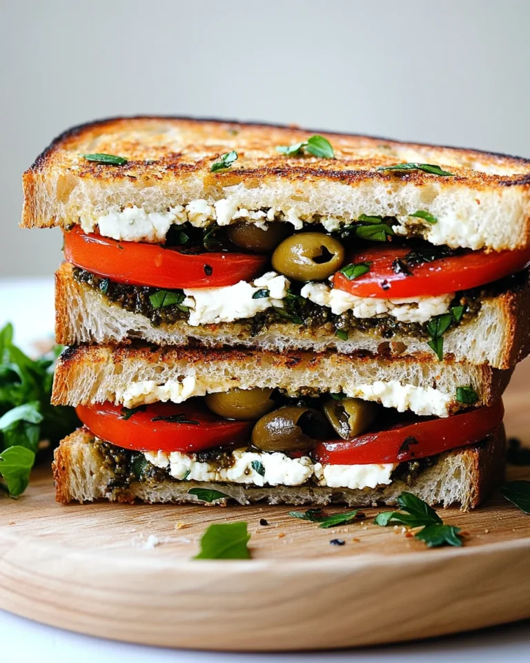 Olive Tapenade & Goat Cheese Sandwich