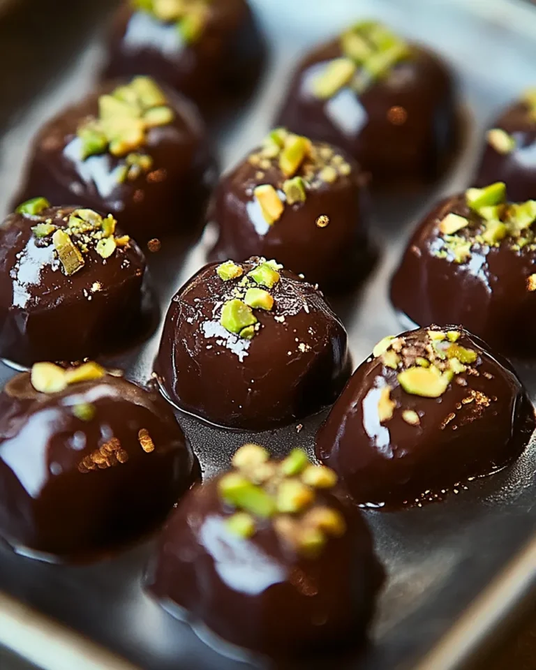 Pistachio Dates in Chocolate