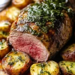Roast Leg of Lamb with Mint Sauce