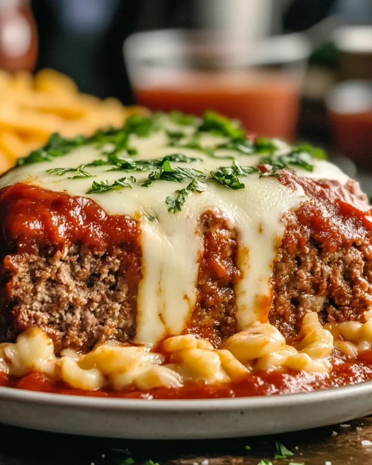 Stuffed Italian Meatloaf