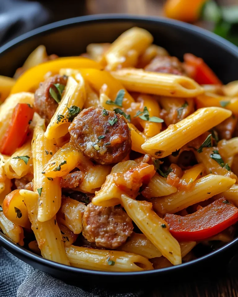 Sweet Pepper & Sausage Pasta