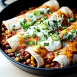 Vegetarian Bean and Cheese Enchiladas