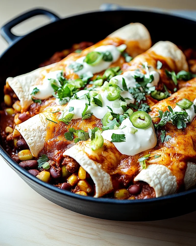 Vegetarian Bean and Cheese Enchiladas