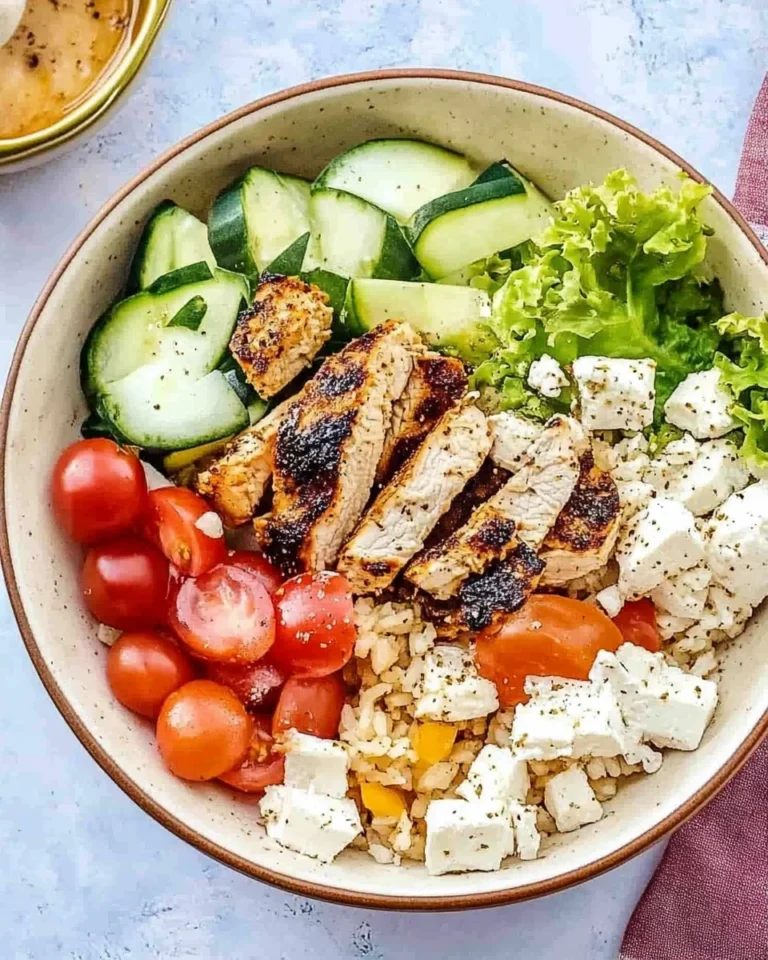 greek chicken bowl