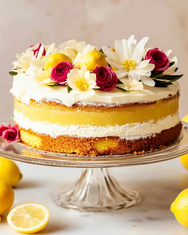 lemon curd cake