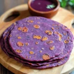purple sweet potato roti