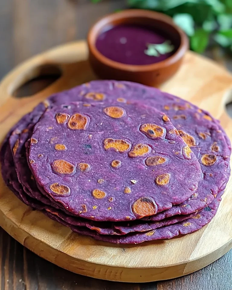 purple sweet potato roti