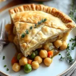 vegan pot pie chickpeas