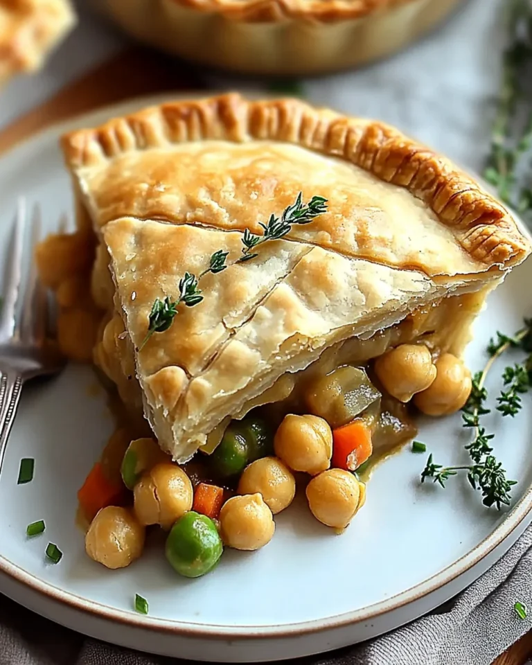 vegan pot pie chickpeas