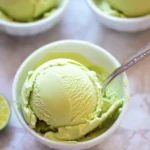 Key Lime Avocado Vegan Ice Cream