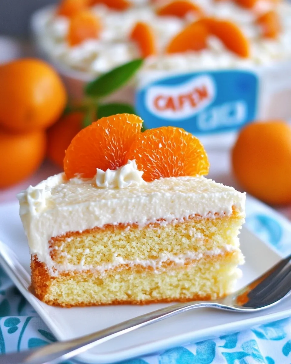 Orange Creamsicle Cake