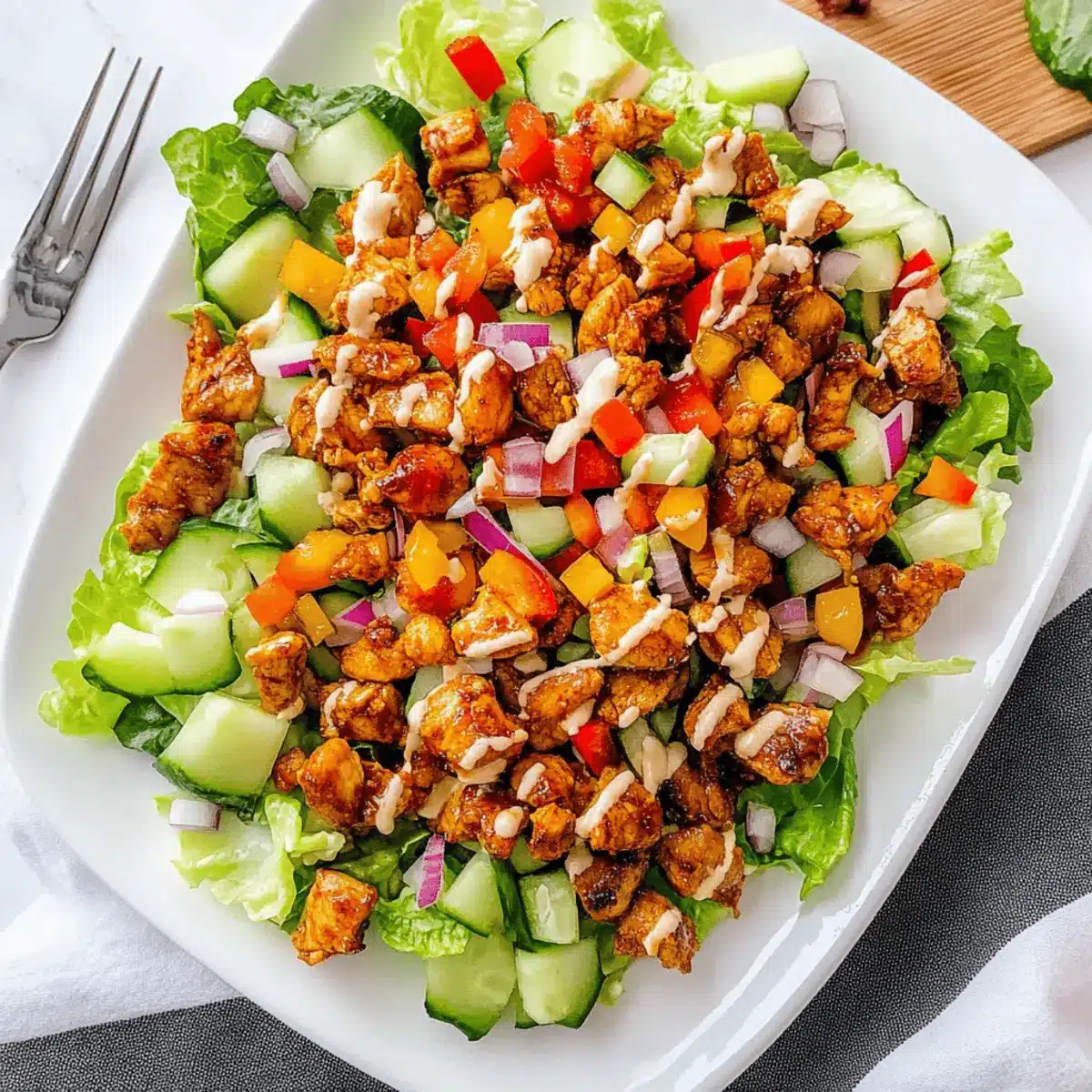 Honey Hot Chicken Salad