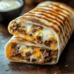 Easy Grilled Cheese Burrito