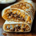 Easy Grilled Cheese Burrito