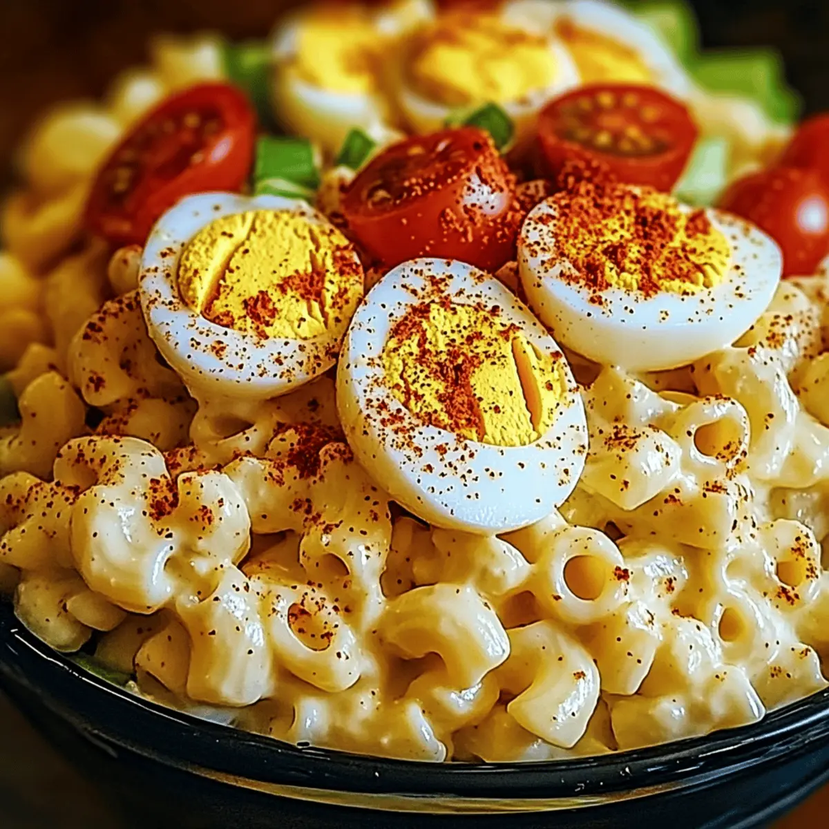 Deviled Egg Pasta Salad