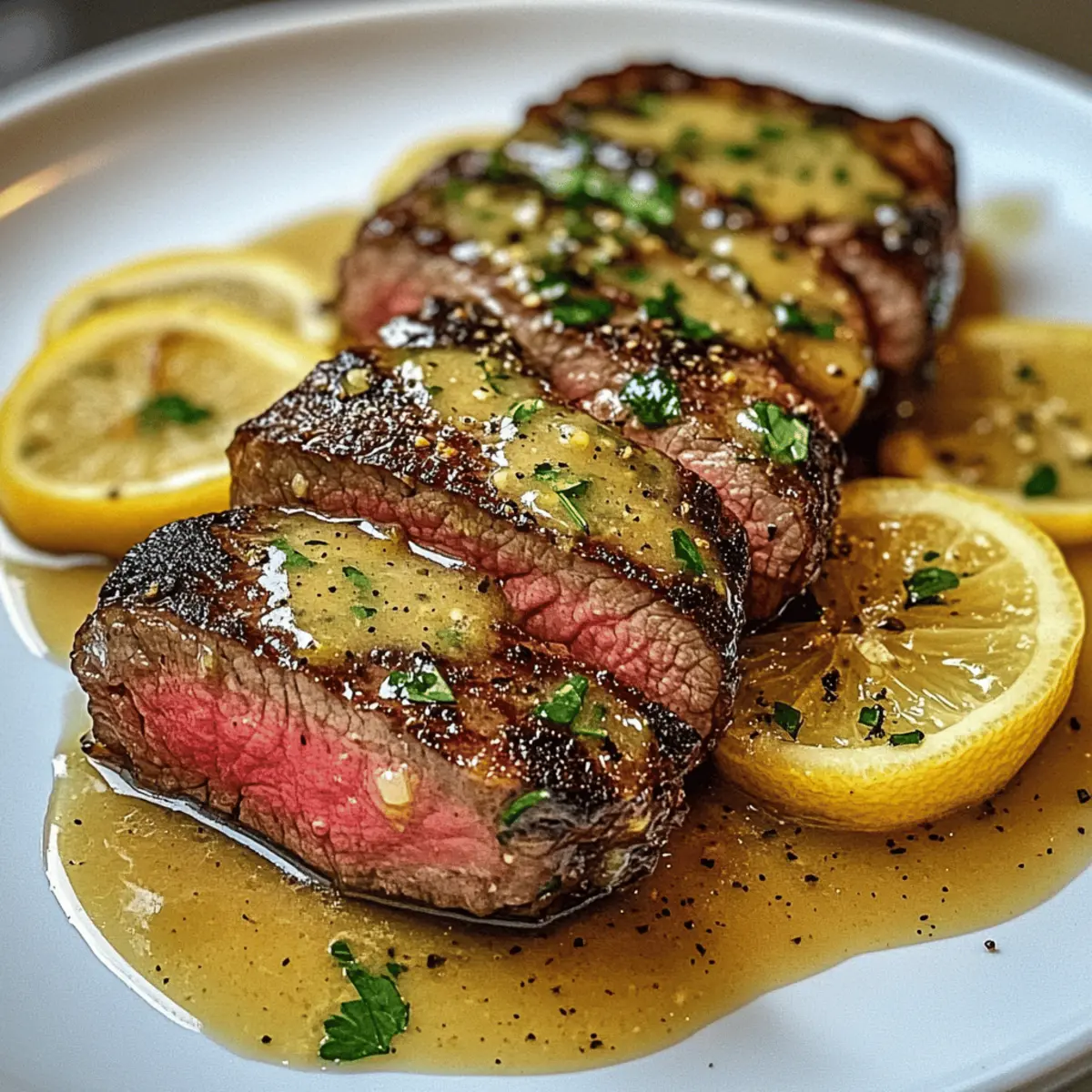 Harissa Beef Tenderloin with Pickled Lemon Sauce