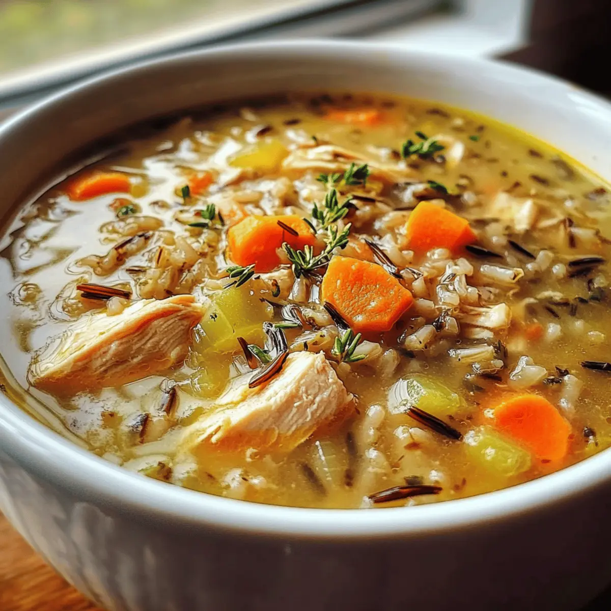 Hearty Chicken and Wild Rice Soup