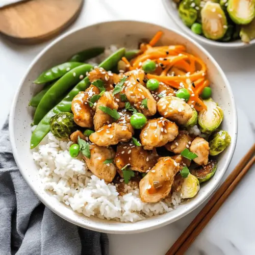 Honey Sesame Chicken Meal Prep Bowls