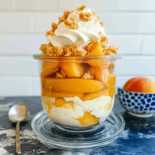 Magnolia Bakery Peach Crisp Pudding