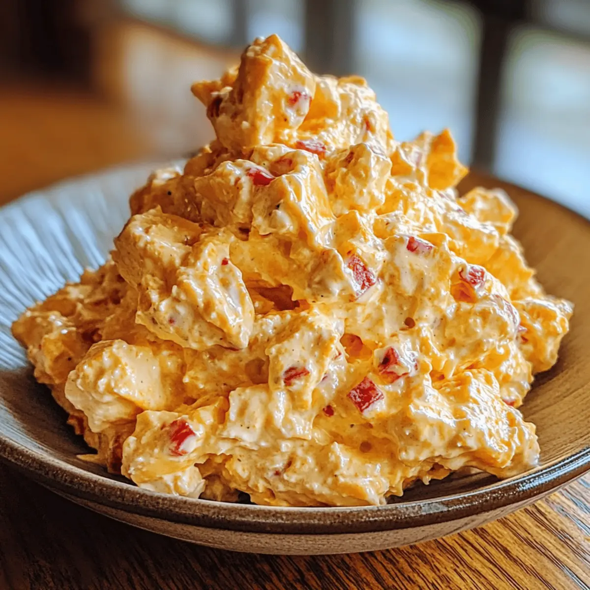 Traditional Southern Pimiento Cheese Salad