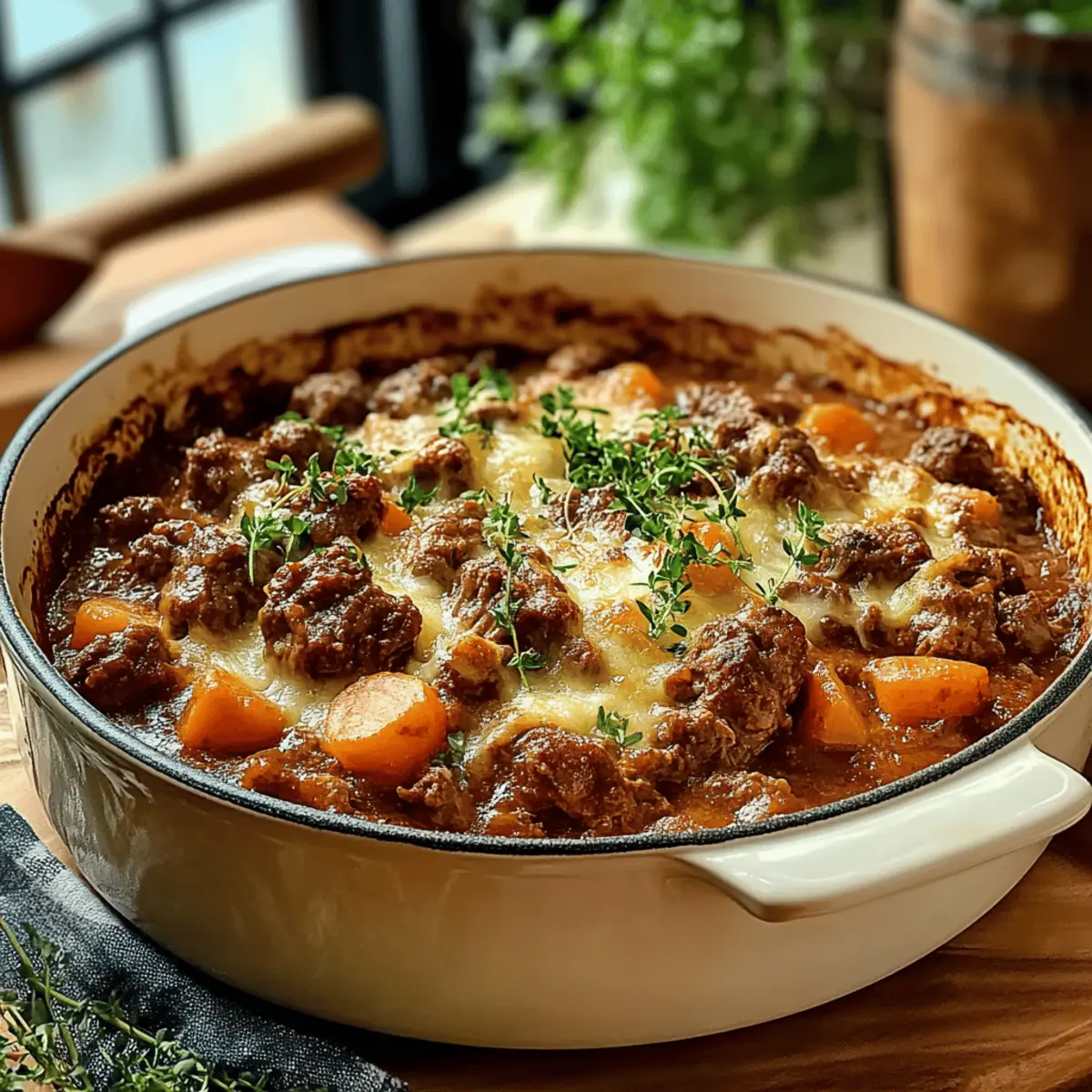 Tuscan Beef Casserole Delight