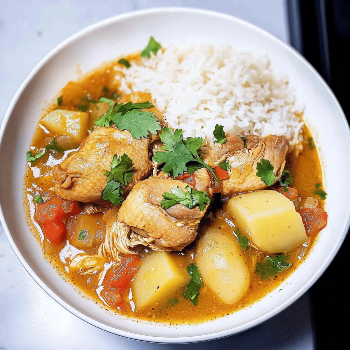 Colombian Chicken Stew (Sudado de Pollo)