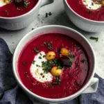 Vegan Beet Soup Recipe with Cardamom and Ginger