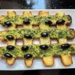 Witches Finger Garlic Bread Dippers