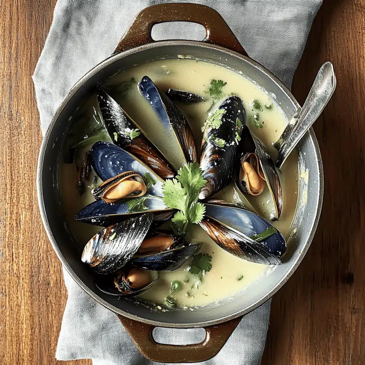Thai-Style Mussels with Coconut & Lemongrass