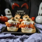 Halloween Chicken Parmesan Sliders