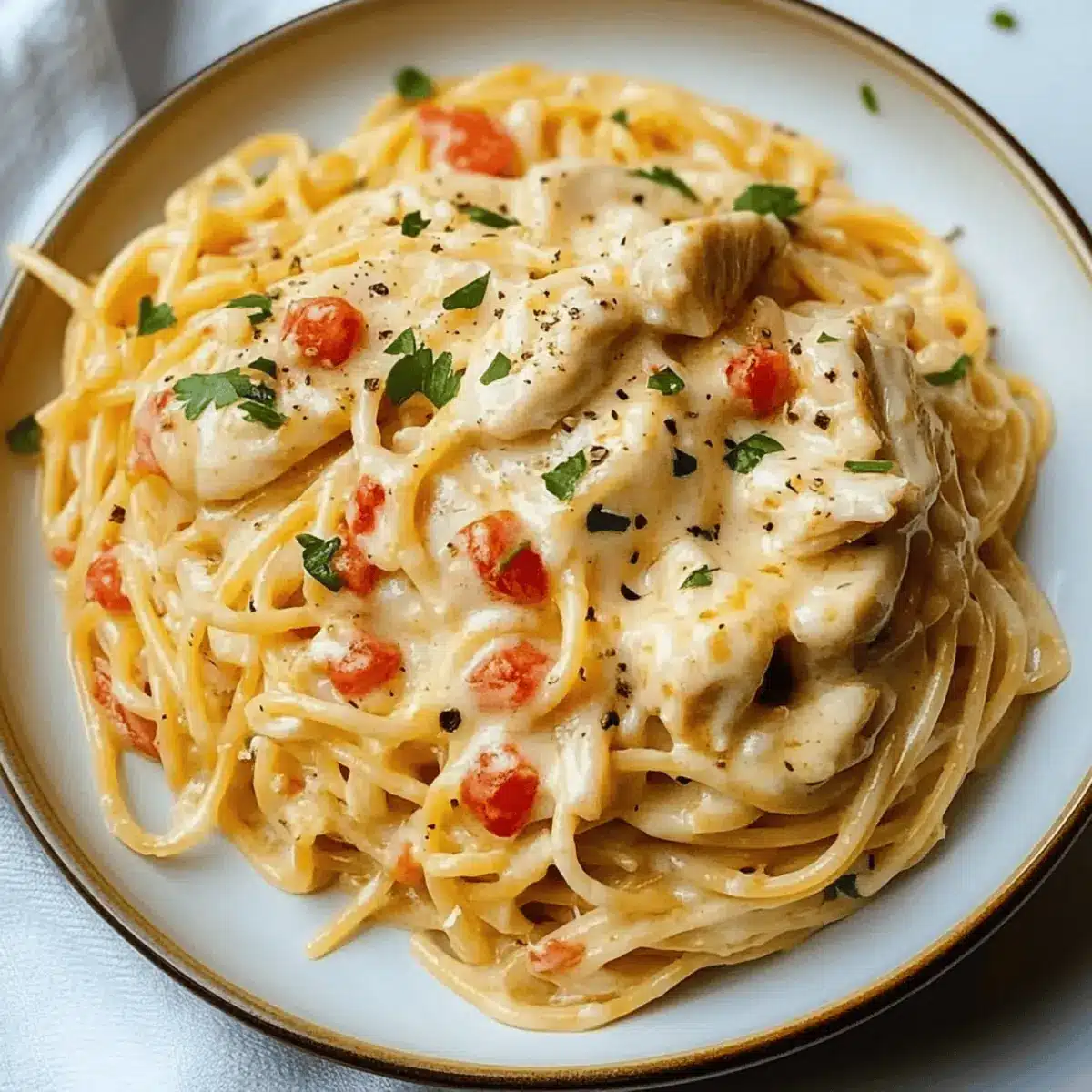 Creamy Chicken Spaghetti Recipe