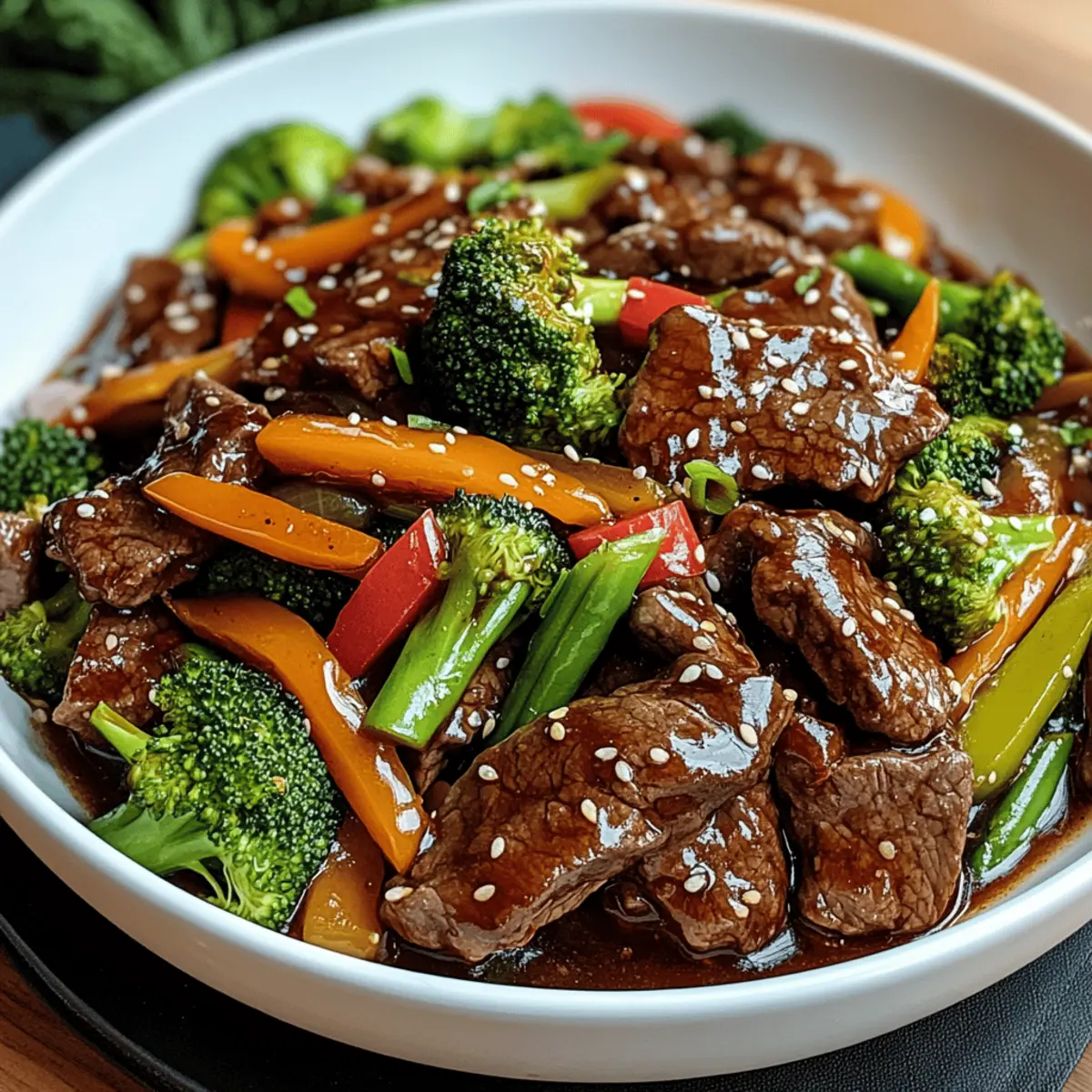 Asian Sweet Ginger Beef Stir Fry
