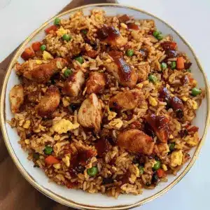 BBQ Chicken Fried Rice