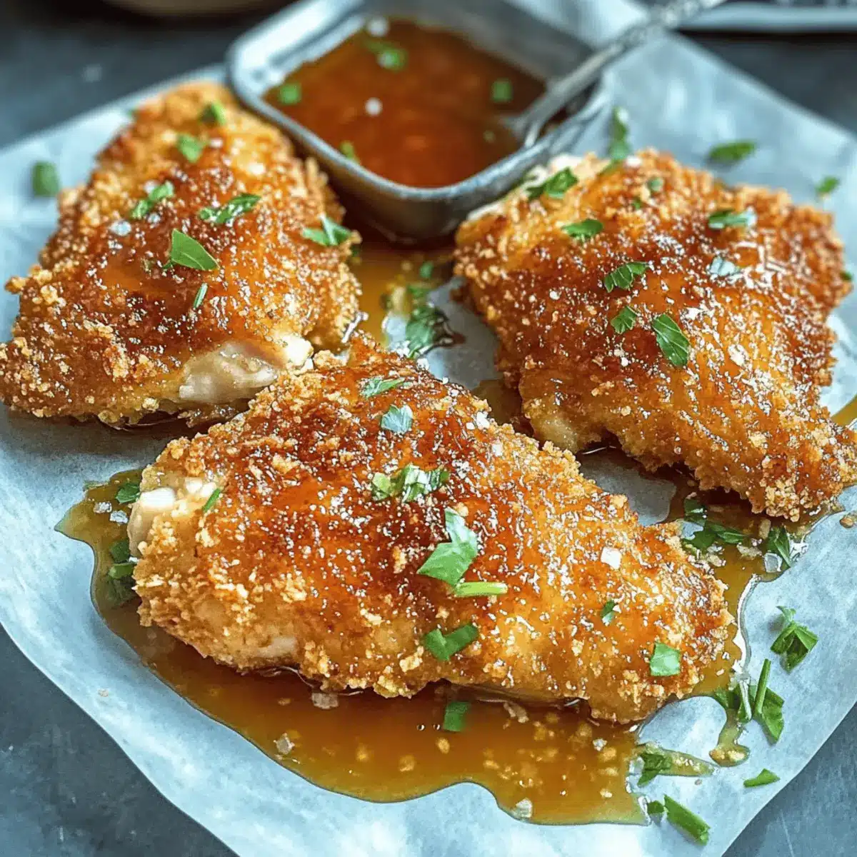 Crispy Baked Hot Honey Chicken
