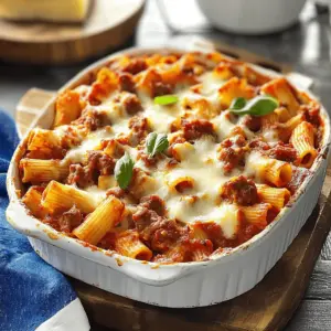 Four-Cheese Sausage Rigatoni