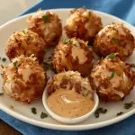 Reuben Balls with Spicy Thousand Island Dipping Sauce