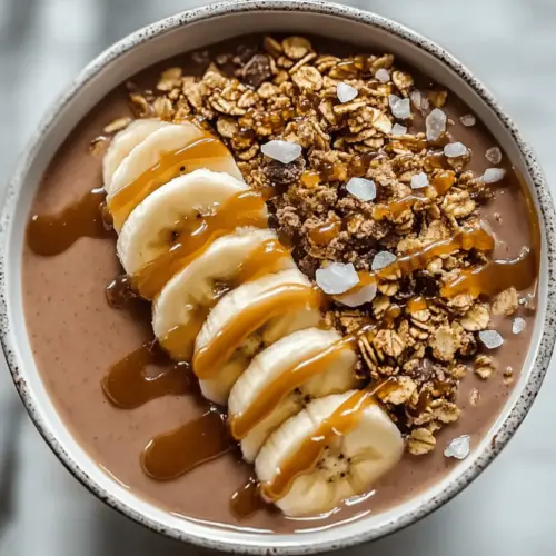 Salted Caramel Smoothie Bowls