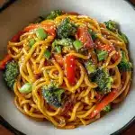 Savory Asian-Style Stir-Fried Cafeteria Noodles