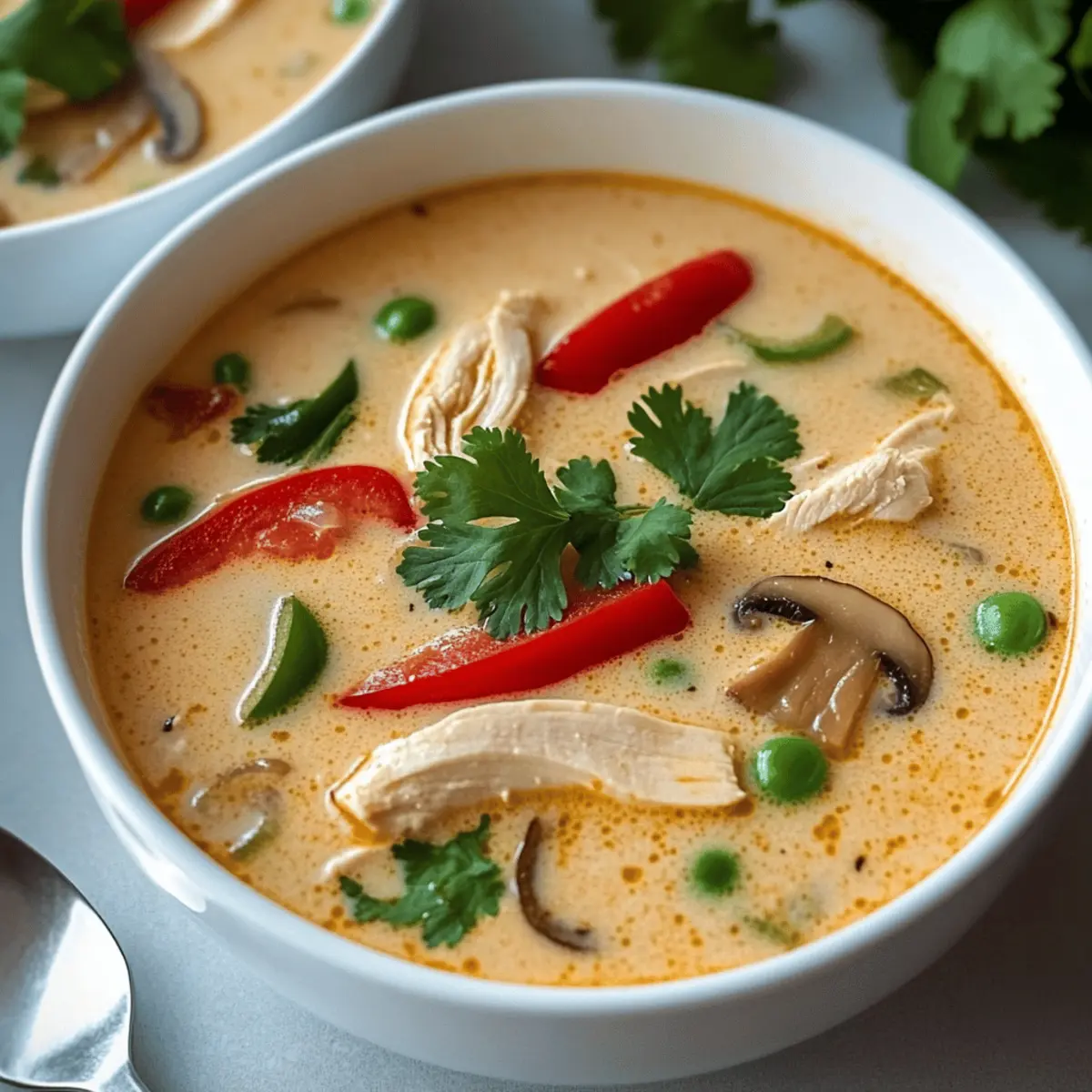 Thai Coconut Chicken Soup