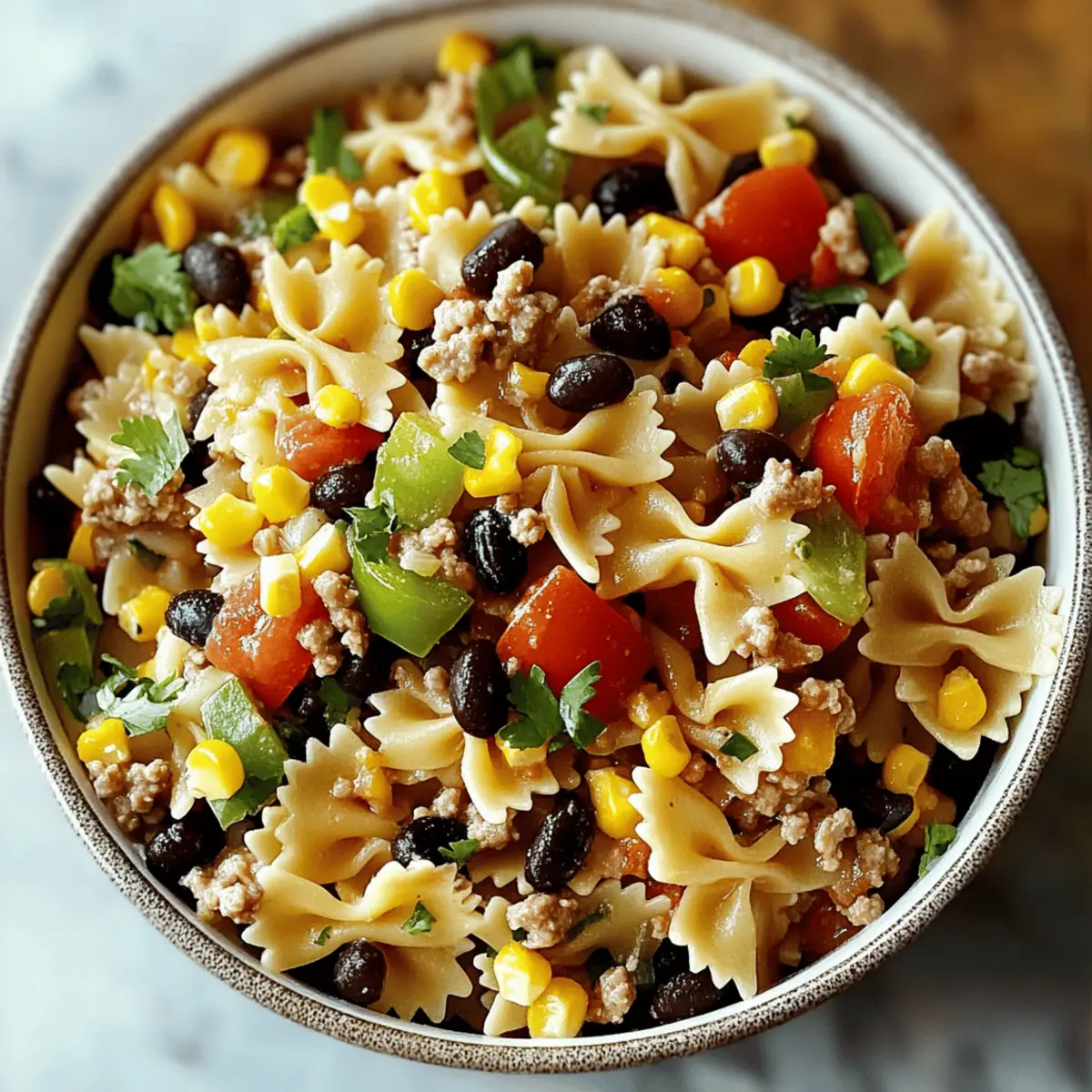 Zesty Cowboy Pasta Salad