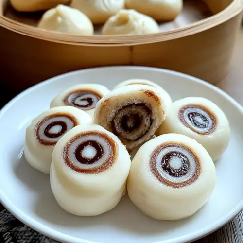 Delight in Vegan Spiral Mantou