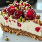 Cherry Pistachio Cheesecake
