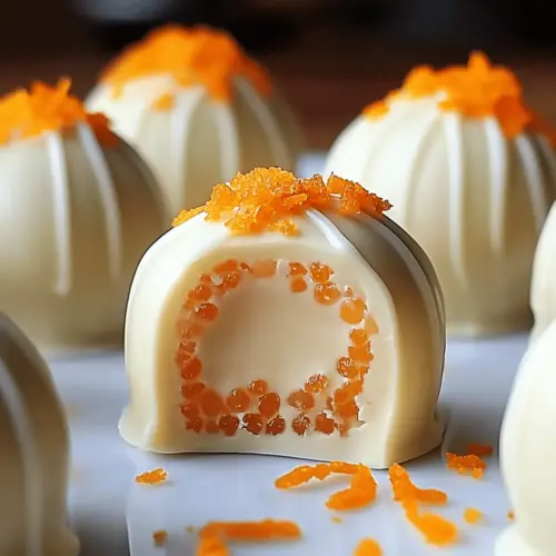 Creamsicle Truffles