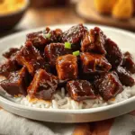 Glazed Sticky Beef Bites