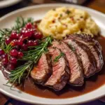 Roast Beef with Red Wine Gravy