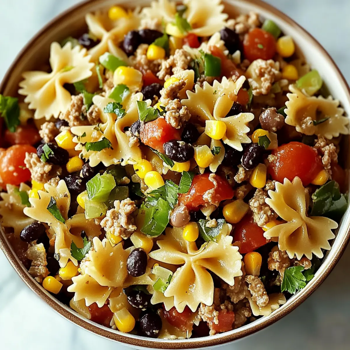 Zesty Cowboy Pasta Salad