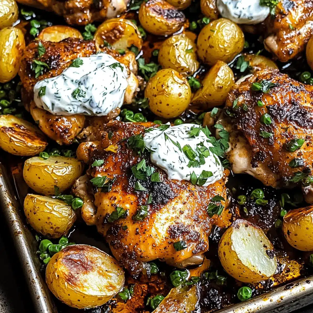 Sheet Pan Lemon Balsamic Chicken