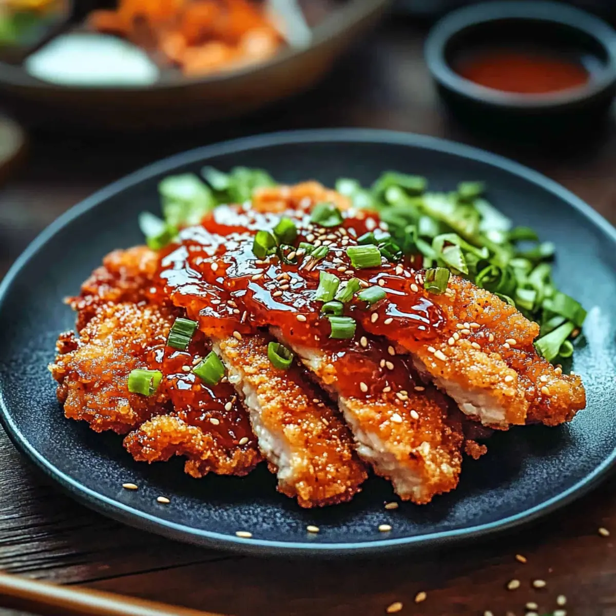 Spicy Korean Chicken Katsu